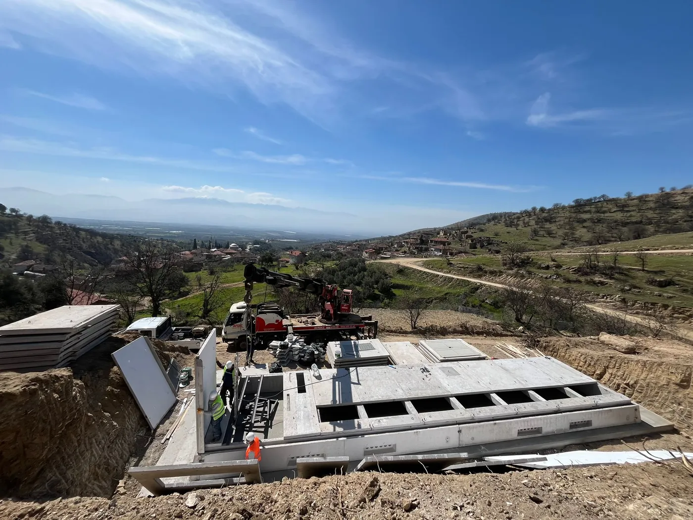 Prefabrik Beton Köşk Taşıma